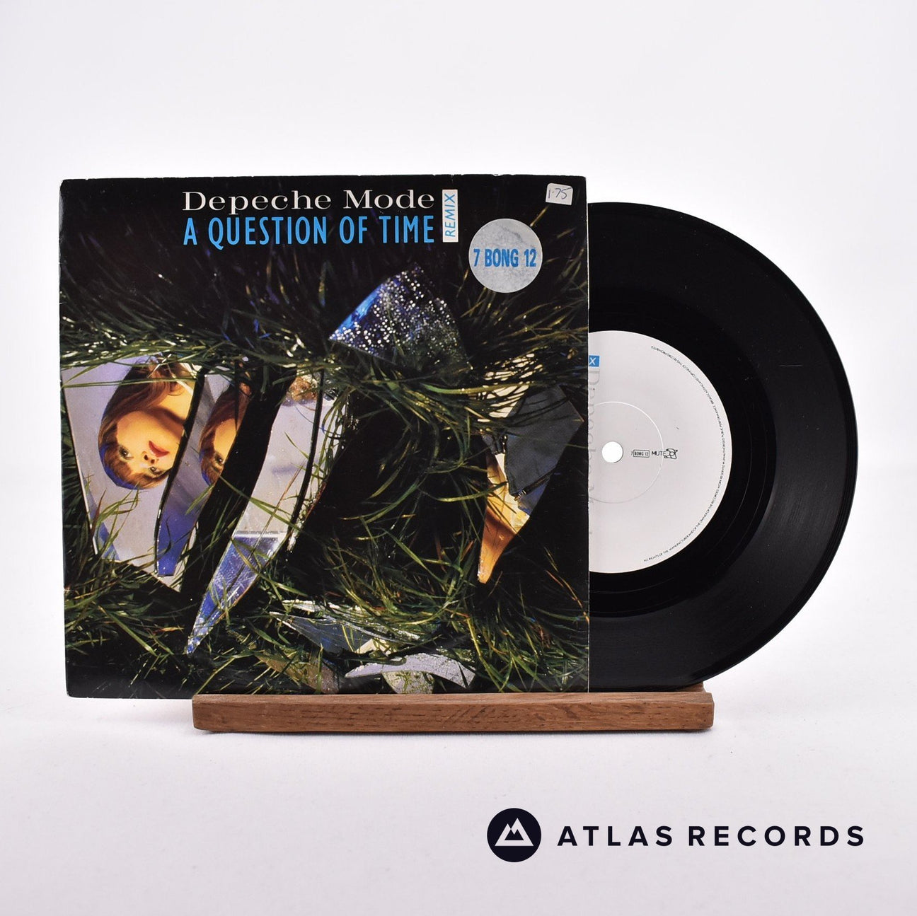 Depeche Mode A Question Of Time 7" Vinyl Record - Front Cover & Record