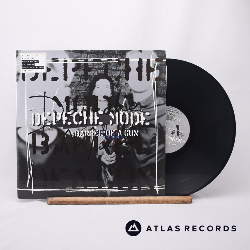 Depeche Mode Barrel Of A Gun 12" Vinyl Record - Front Cover & Record