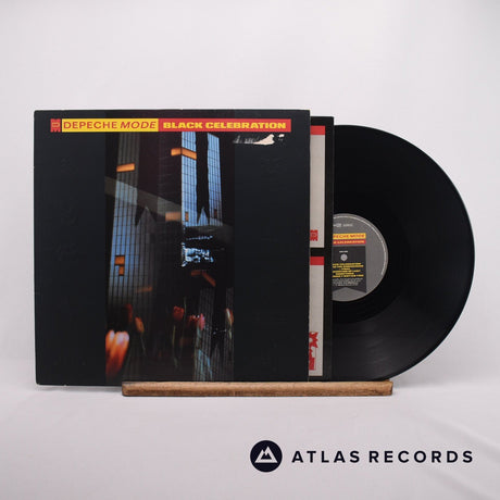 Depeche Mode Black Celebration LP Vinyl Record - Front Cover & Record