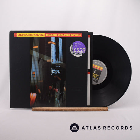 Depeche Mode Black Celebration LP Vinyl Record - Front Cover & Record