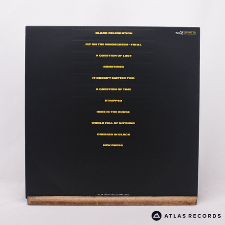 Depeche Mode - Black Celebration - Embossed Sleeve LP Vinyl Record - EX/EX