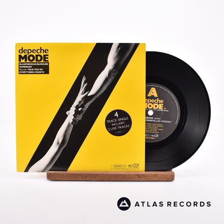 Depeche Mode Blasphemous Rumours 7" Vinyl Record - Front Cover & Record