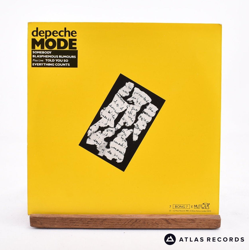 Depeche Mode - Blasphemous Rumours - 7" Vinyl Record - EX/EX