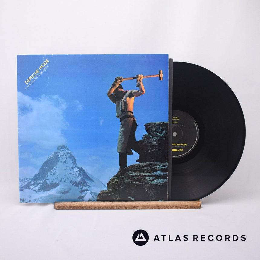Depeche Mode Construction Time Again LP Vinyl Record - Front Cover & Record