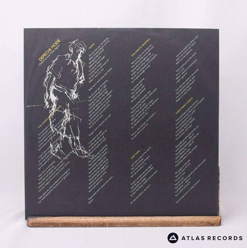 Depeche Mode - Construction Time Again - Timtom A1 B2 LP Vinyl Record - VG+/EX
