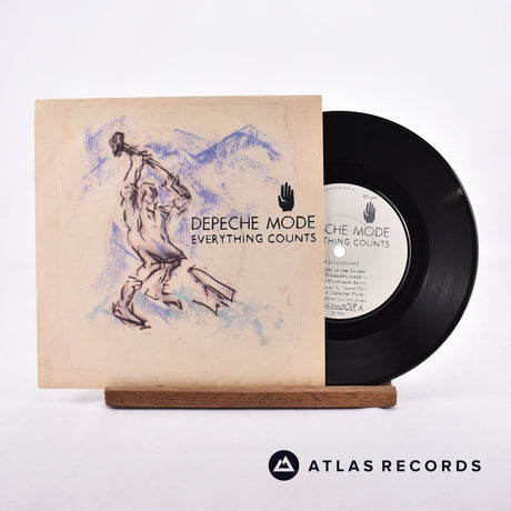 Depeche Mode Everything Counts 7" Vinyl Record - Front Cover & Record