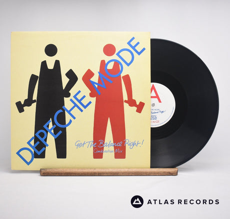 Depeche Mode Get The Balance Right! 12" Vinyl Record - Front Cover & Record
