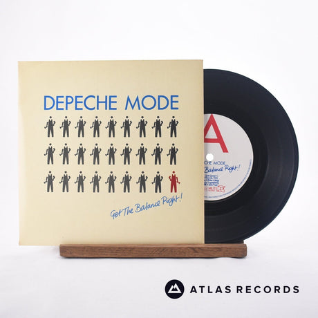 Depeche Mode Get The Balance Right! 7" Vinyl Record - Front Cover & Record