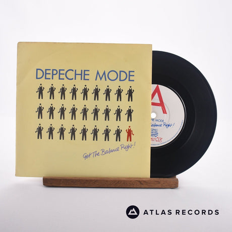 Depeche Mode Get The Balance Right! 7" Vinyl Record - Front Cover & Record