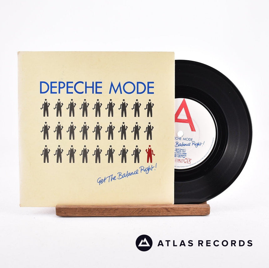 Depeche Mode Get The Balance Right! 7" Vinyl Record - Front Cover & Record