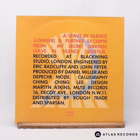 Depeche Mode - Leave In Silence - 1A 1B 12" Vinyl Record - VG+/EX