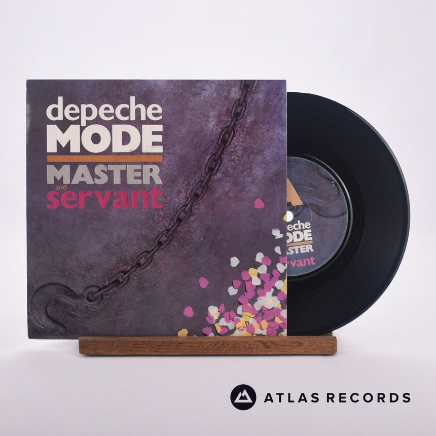 Depeche Mode Master And Servant 7" Vinyl Record - Front Cover & Record