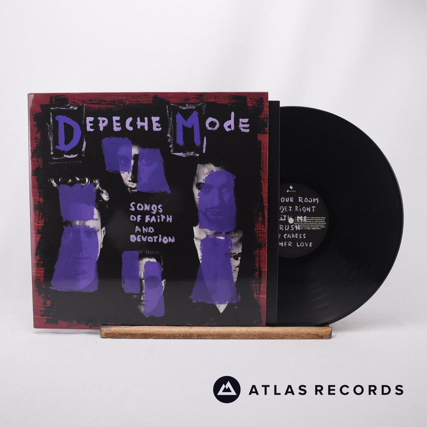 Depeche Mode Songs Of Faith And Devotion LP Vinyl Record - Front Cover & Record