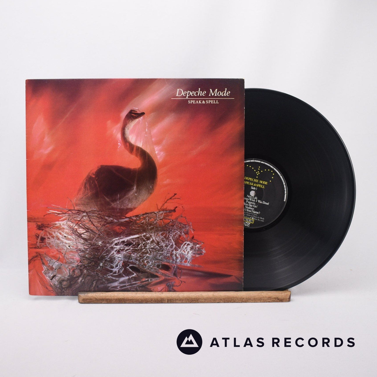 Depeche Mode Speak & Spell LP Vinyl Record - Front Cover & Record