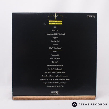 Depeche Mode - Speak & Spell - A1 B3 LP Vinyl Record - EX/VG+