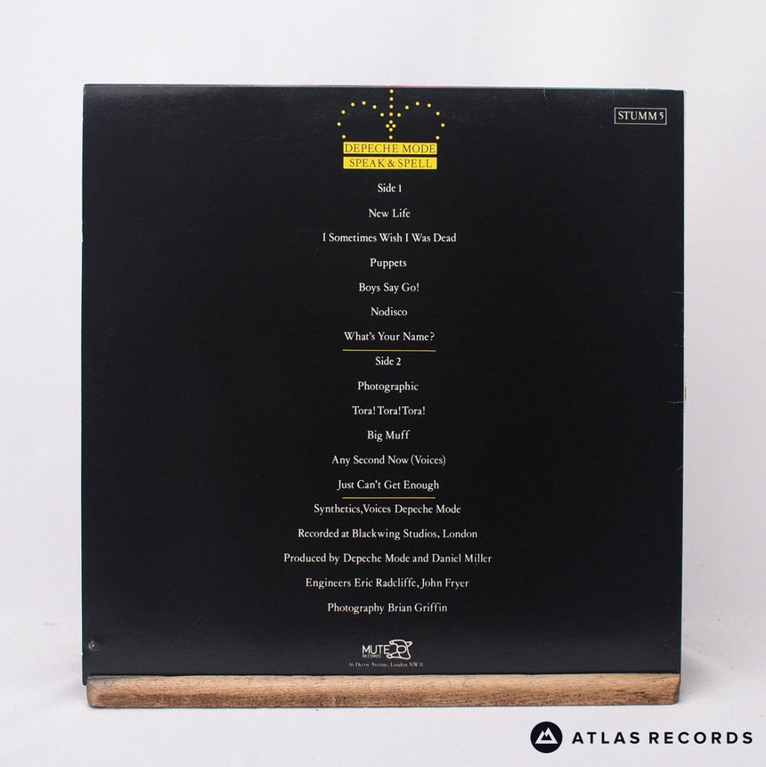 Depeche Mode - Speak & Spell - Mpo Reissue A2 B2 LP Vinyl Record - EX/EX