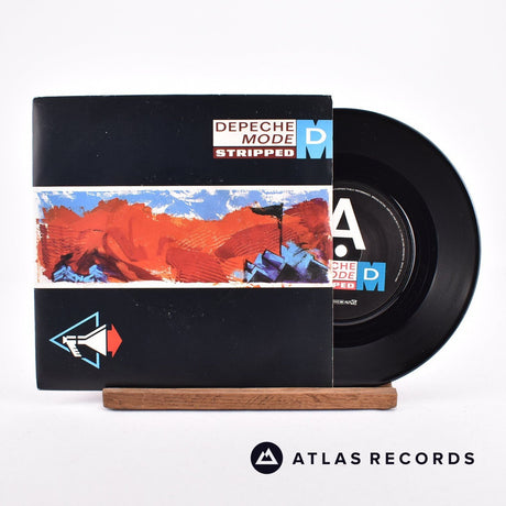 Depeche Mode Stripped 7" Vinyl Record - Front Cover & Record