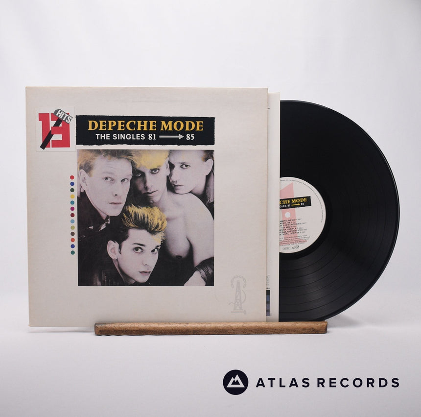 Depeche Mode The Singles 81 → 85 LP Vinyl Record - Front Cover & Record