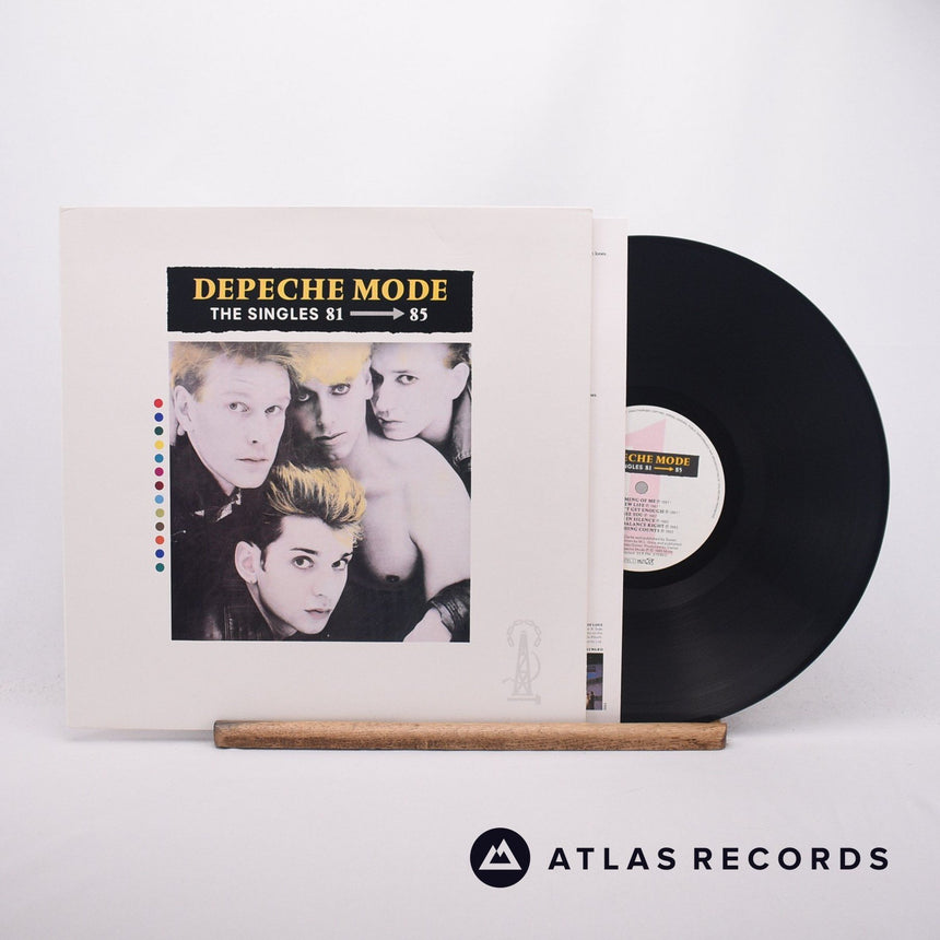 Depeche Mode The Singles 81 → 85 LP Vinyl Record - Front Cover & Record