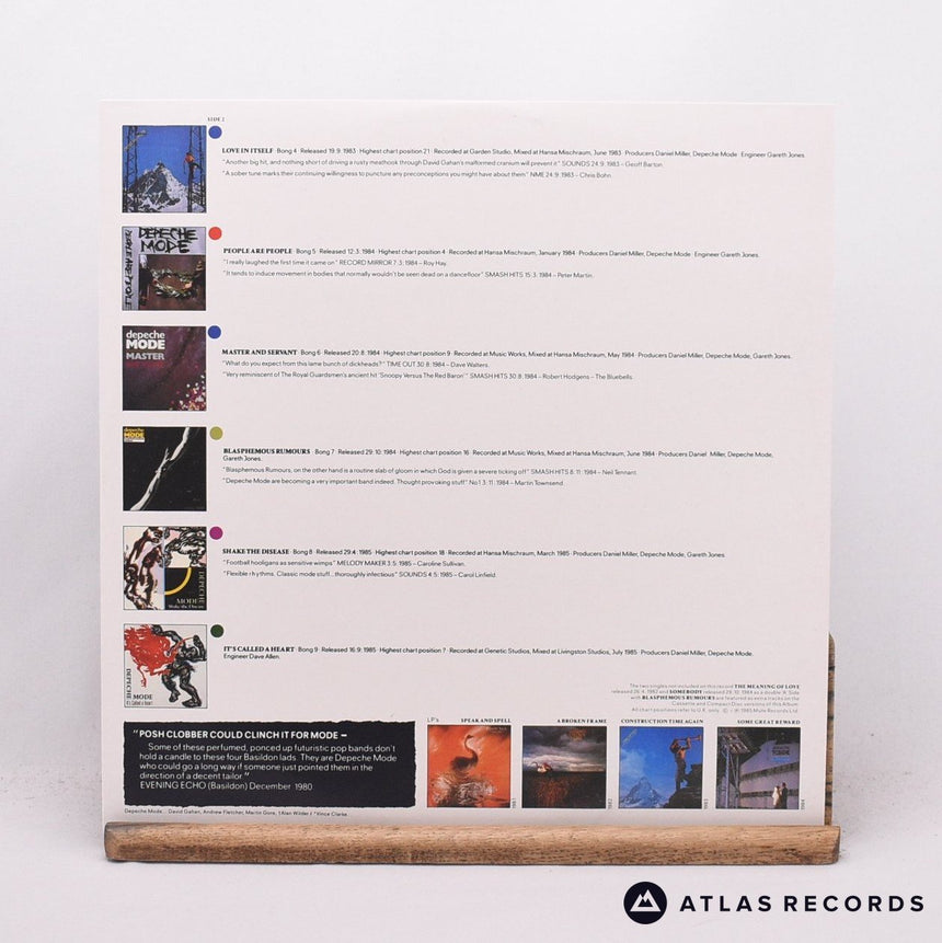 Depeche Mode - The Singles 81 - 85 - Mpo Gatefold A3 B4 LP Vinyl Record - EX/EX