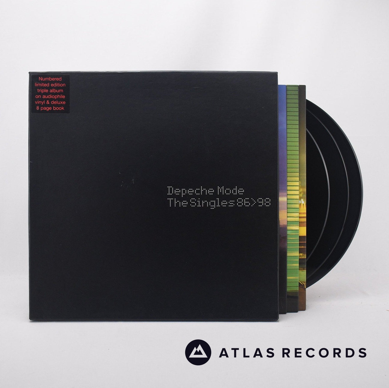 Depeche Mode The Singles 86>98 3 x LP Vinyl Record - Front Cover & Record