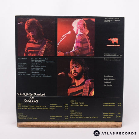 Derek & The Dominos - In Concert - A//1 B//1 2 x LP Vinyl Record - EX/EX
