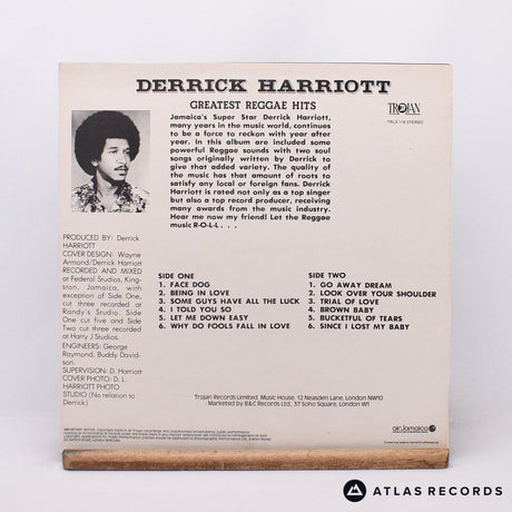 Derrick Harriott - Greatest Reggae Hits - A-1 B-1 LP Vinyl Record - VG+/VG+
