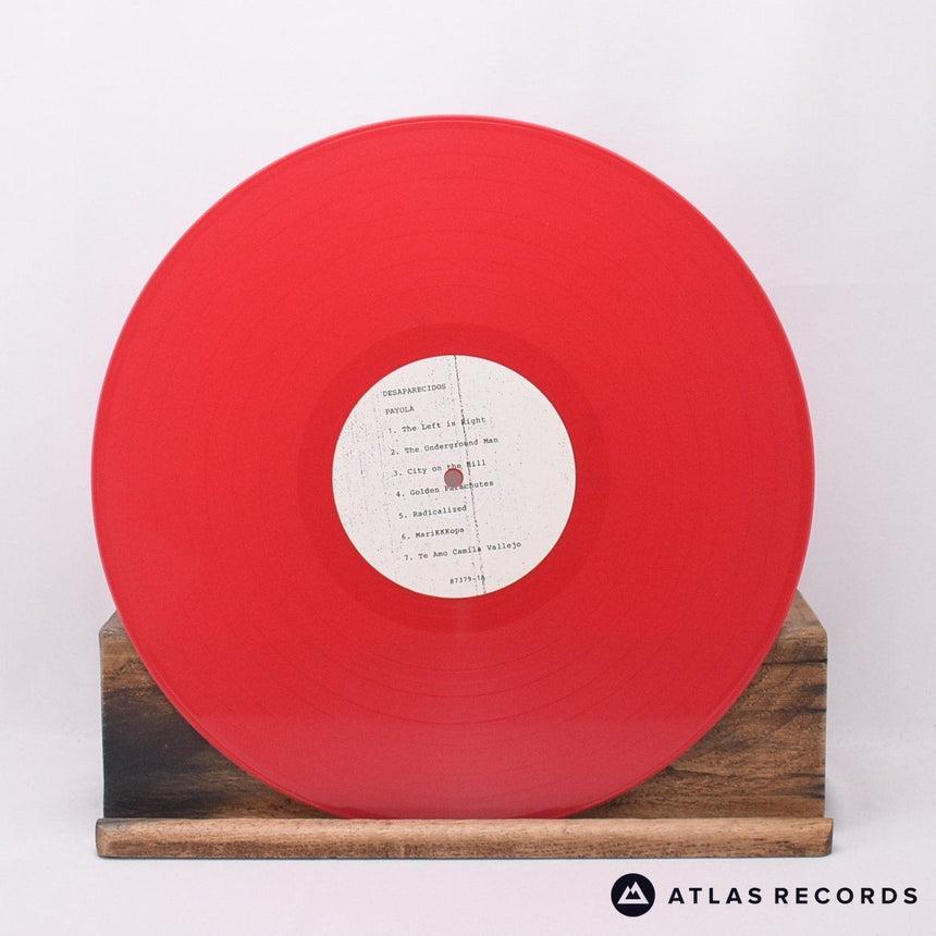 Desaparecidos - Payola - Red Die-Cut Sleeve Lyric Sheet LP Vinyl Record - NM/NM