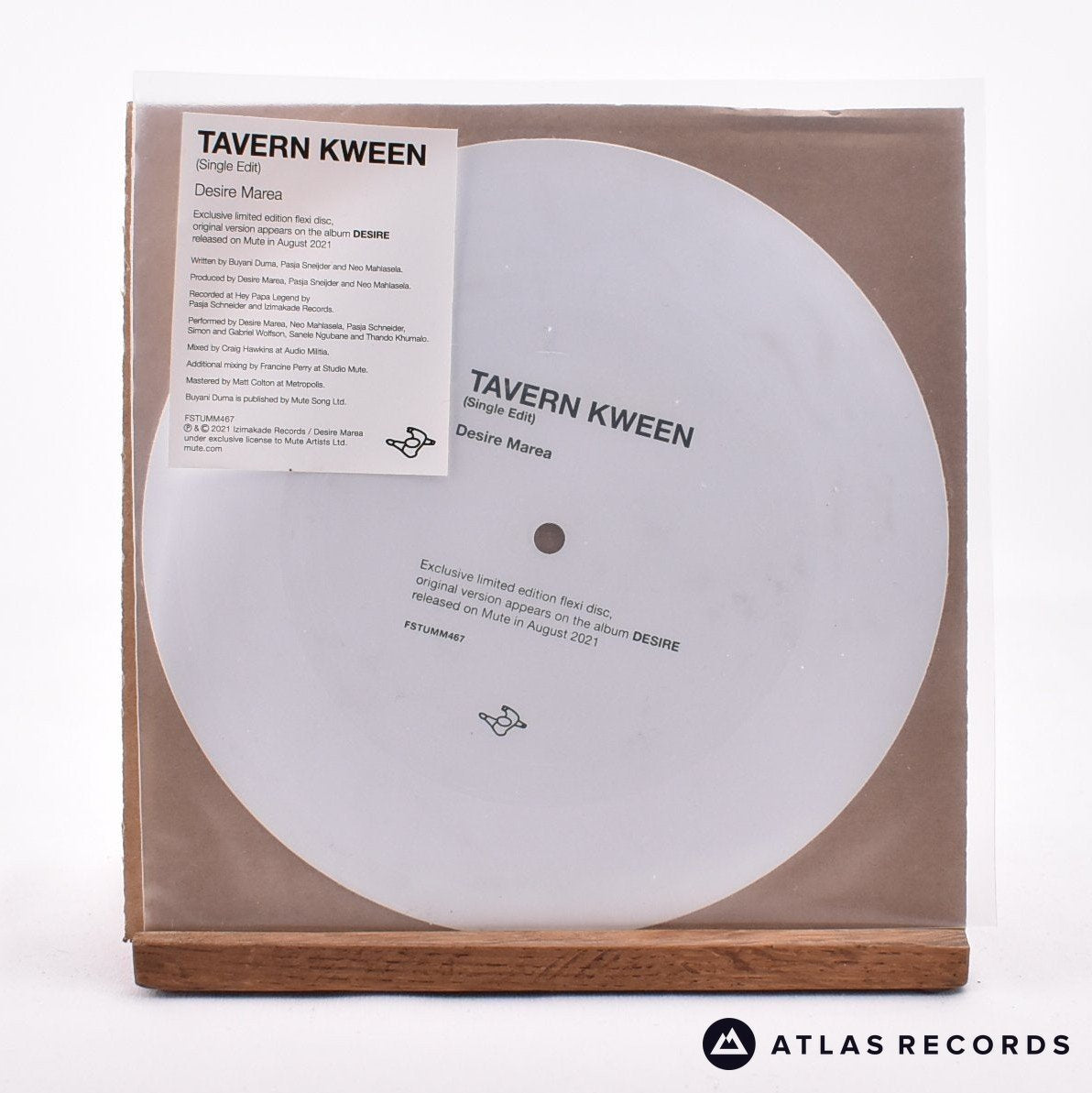 Desire Marea Tavern Kween 7" Flexi-Disc Vinyl Record - Front Cover & Record