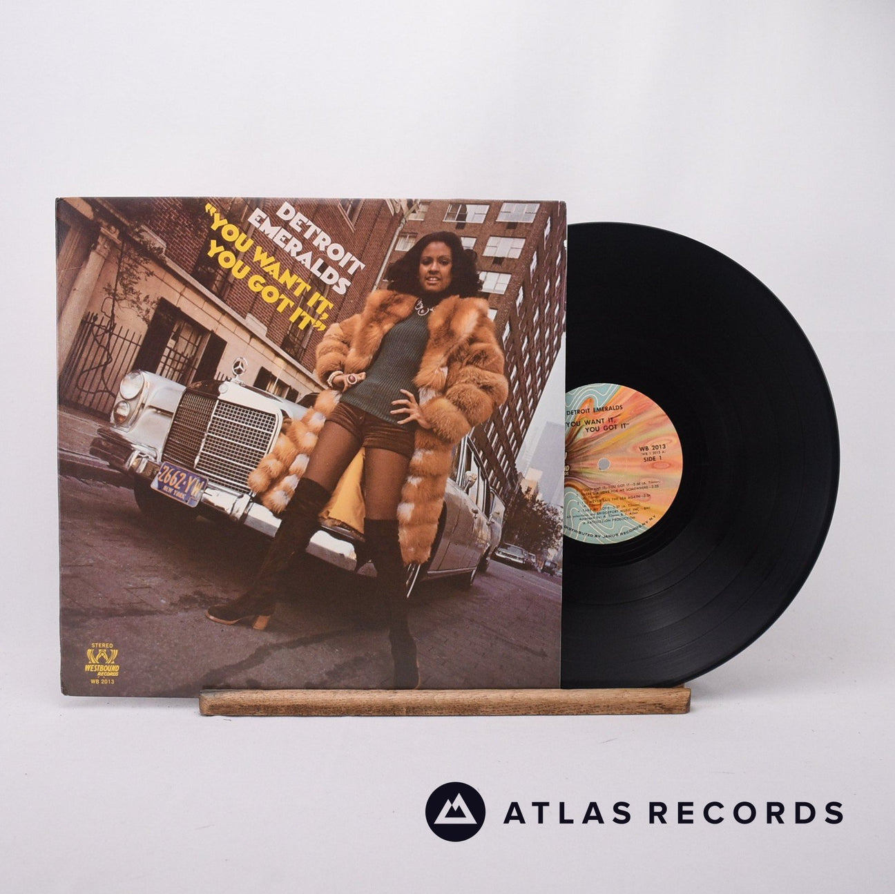 Detroit Emeralds You Want It, You Got It LP Vinyl Record - Front Cover & Record