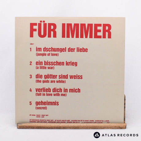 Deutsch Amerikanische Freundschaft - Für Immer - A3 B1 LP Vinyl Record - VG+/EX