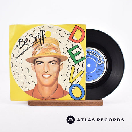 Devo Be Stiff 7" Vinyl Record - Front Cover & Record