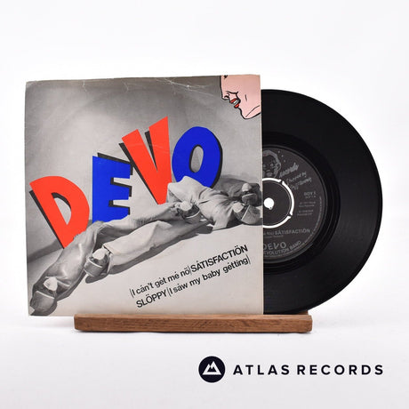 Devo (I Cån't Gèt Mé Nö) Såtisfactiön 7" Vinyl Record - Front Cover & Record