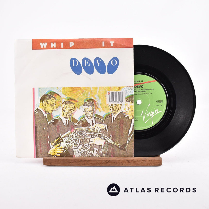 Devo Whip It 7" Vinyl Record - Front Cover & Record