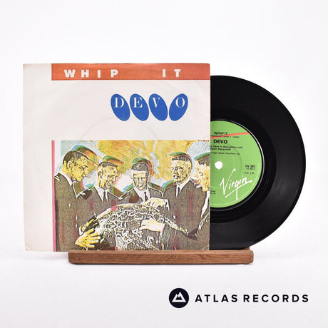 Devo Whip It 7" Vinyl Record - Front Cover & Record