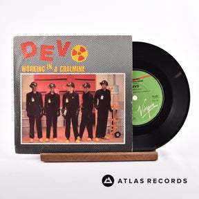Devo Working In A Coalmine 7" Vinyl Record - Front Cover & Record