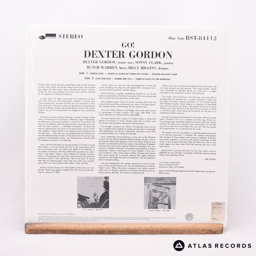 Dexter Gordon - Go! - 180G Reissue LP Vinyl Record - NM/NM