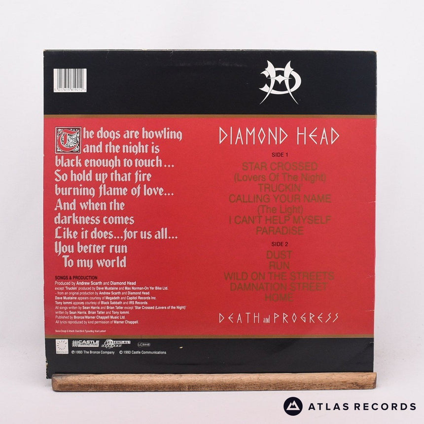 Diamond Head - Death And Progress - LP Vinyl Record - EX/EX