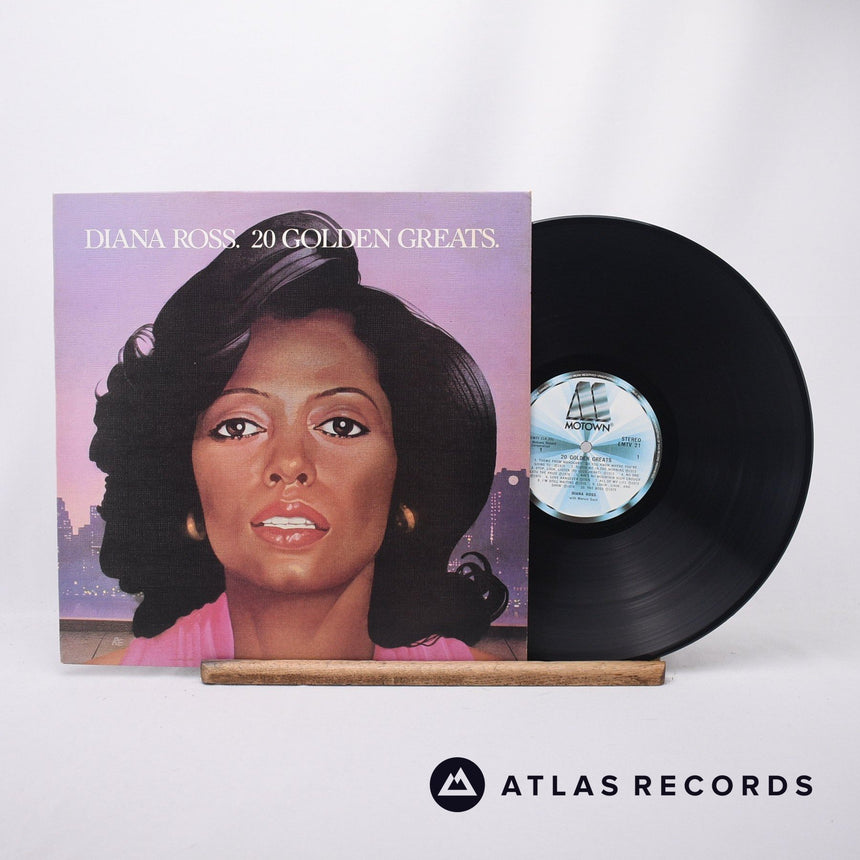 Diana Ross 20 Golden Greats LP Vinyl Record - Front Cover & Record
