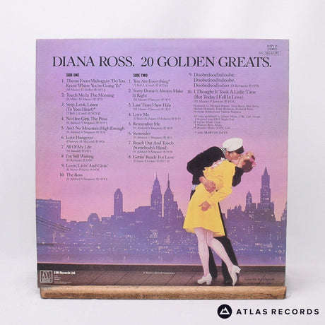 Diana Ross - 20 Golden Greats - Textured Sleeve LP Vinyl Record - EX/EX