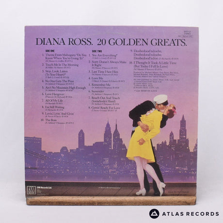 Diana Ross - 20 Golden Greats - Textured Sleeve LP Vinyl Record - VG+/VG+