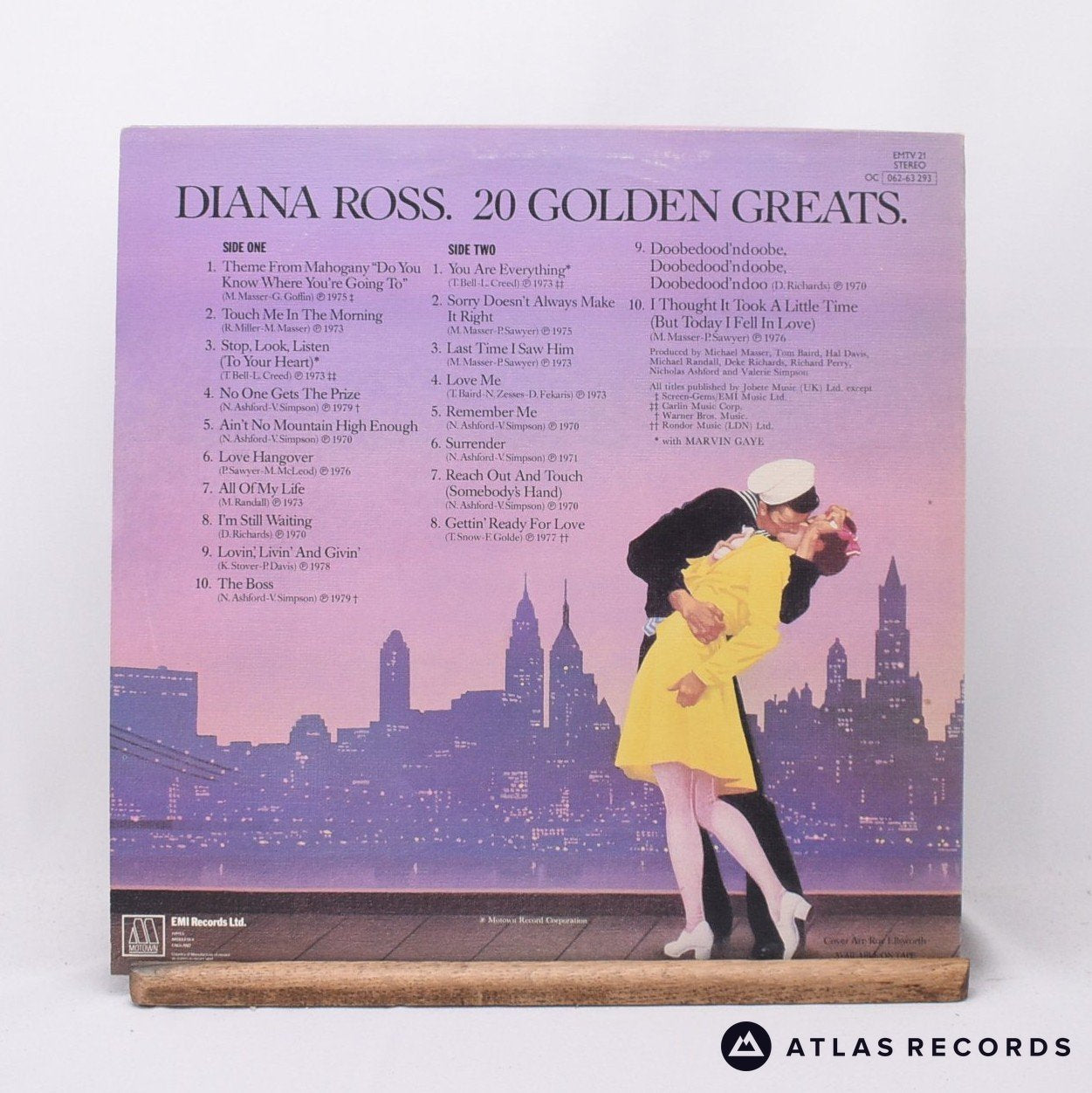 Diana Ross 20 Golden Greats LP Vinyl Record VG+/EX – Atlas