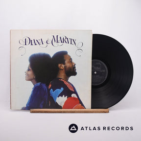 Diana Ross Diana & Marvin LP Vinyl Record - Front Cover & Record