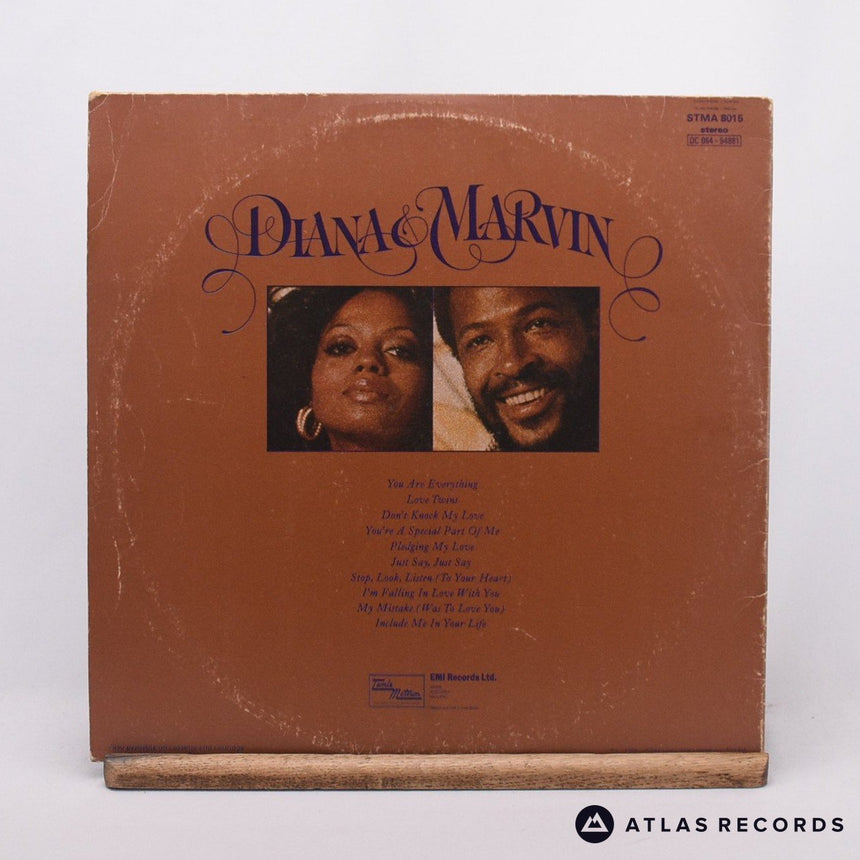 Diana Ross - Diana & Marvin - Gatefold LP Vinyl Record - VG+/VG+