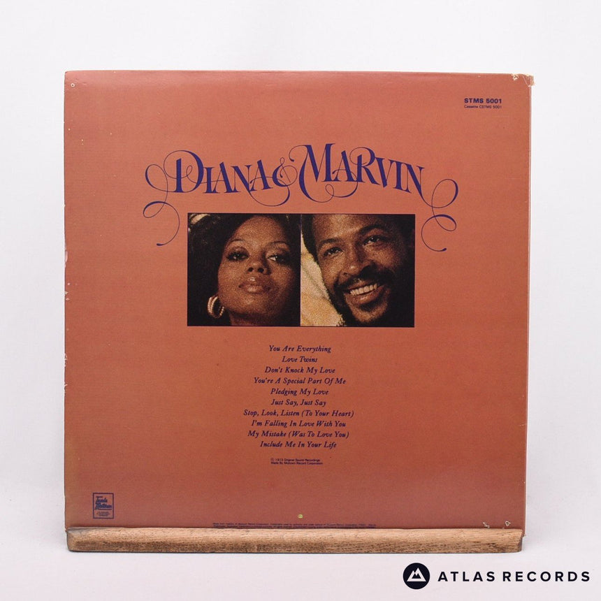 Diana Ross - Diana & Marvin - Htm Repress Gatefold LP Vinyl Record - VG+/EX