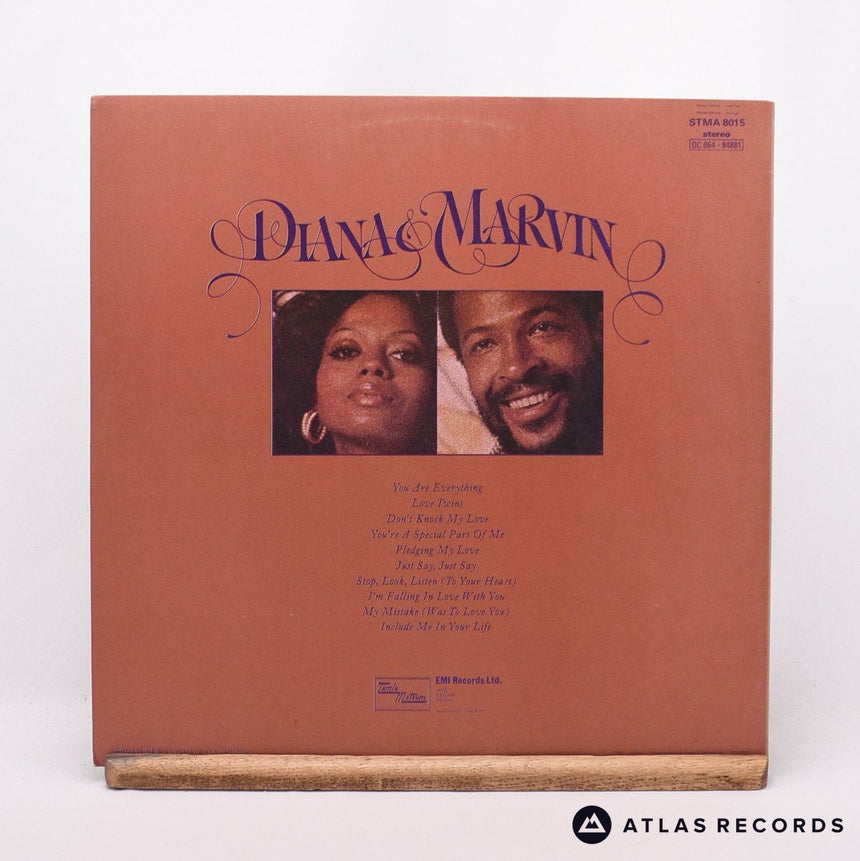 Diana Ross - Diana & Marvin - Gatefold LP Vinyl Record - EX/NM