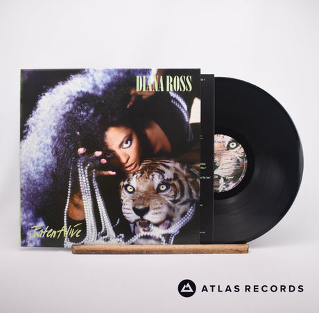 Diana Ross Eaten Alive LP Vinyl Record - Front Cover & Record