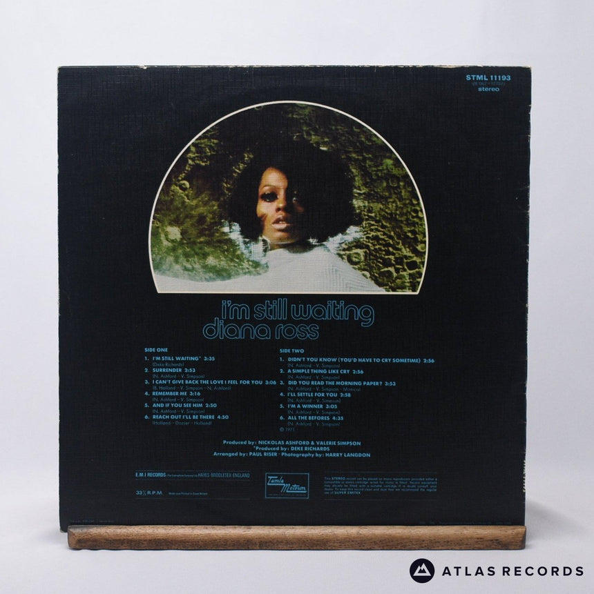 Diana Ross - I'm Still Waiting - Textured Sleeve LP Vinyl Record - VG+/VG