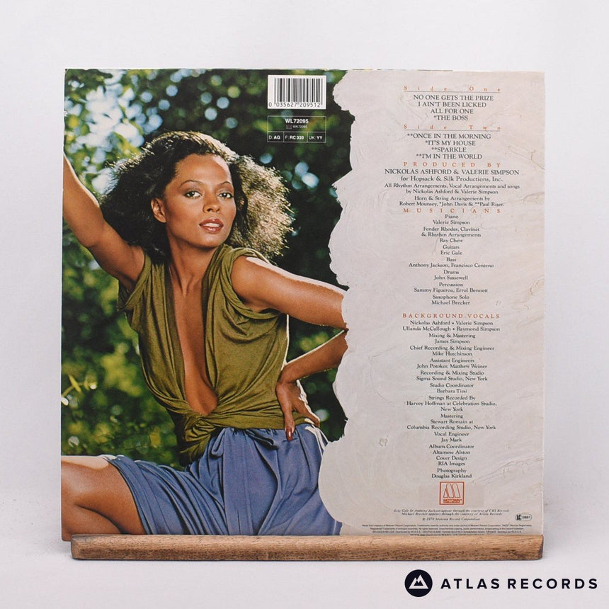 Diana Ross - The Boss - Reissue LP Vinyl Record - EX/EX