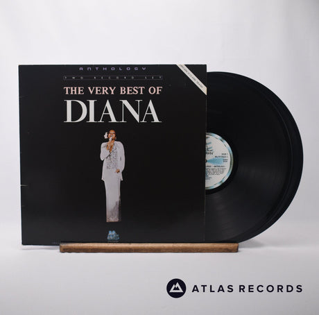 Diana Ross The Very Best Of Diana Ross - Anthology Double LP Vinyl Record - Front Cover & Record